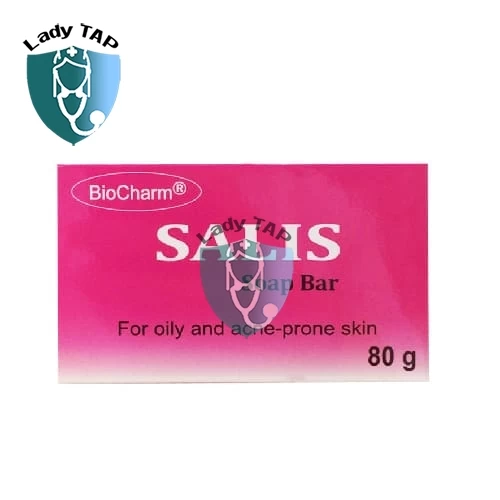 Salis Soap Bar 80g EGZA-S - Xà phòng Y khoa điều trị mụn trứng cá